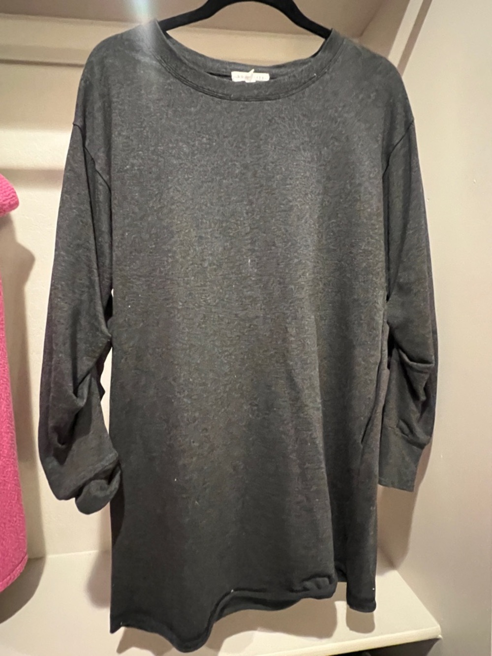 Socialite Charcoal Crewneck Pullover